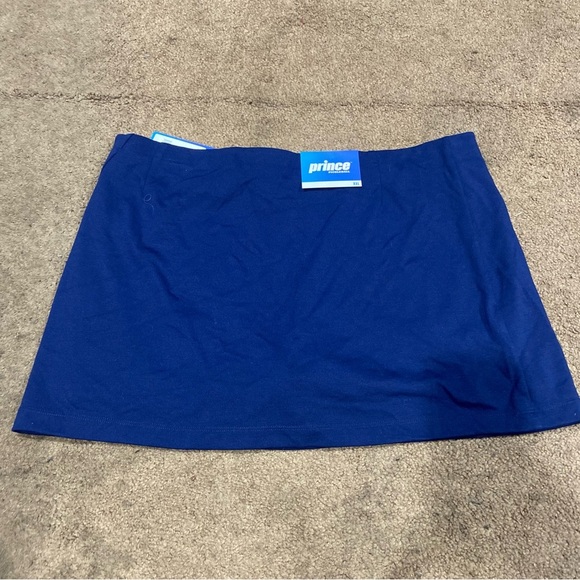 Prince Pickleball Women's Mid-Rise Mini Slit Skort Embroidered XXL Blue - Picture 4 of 6